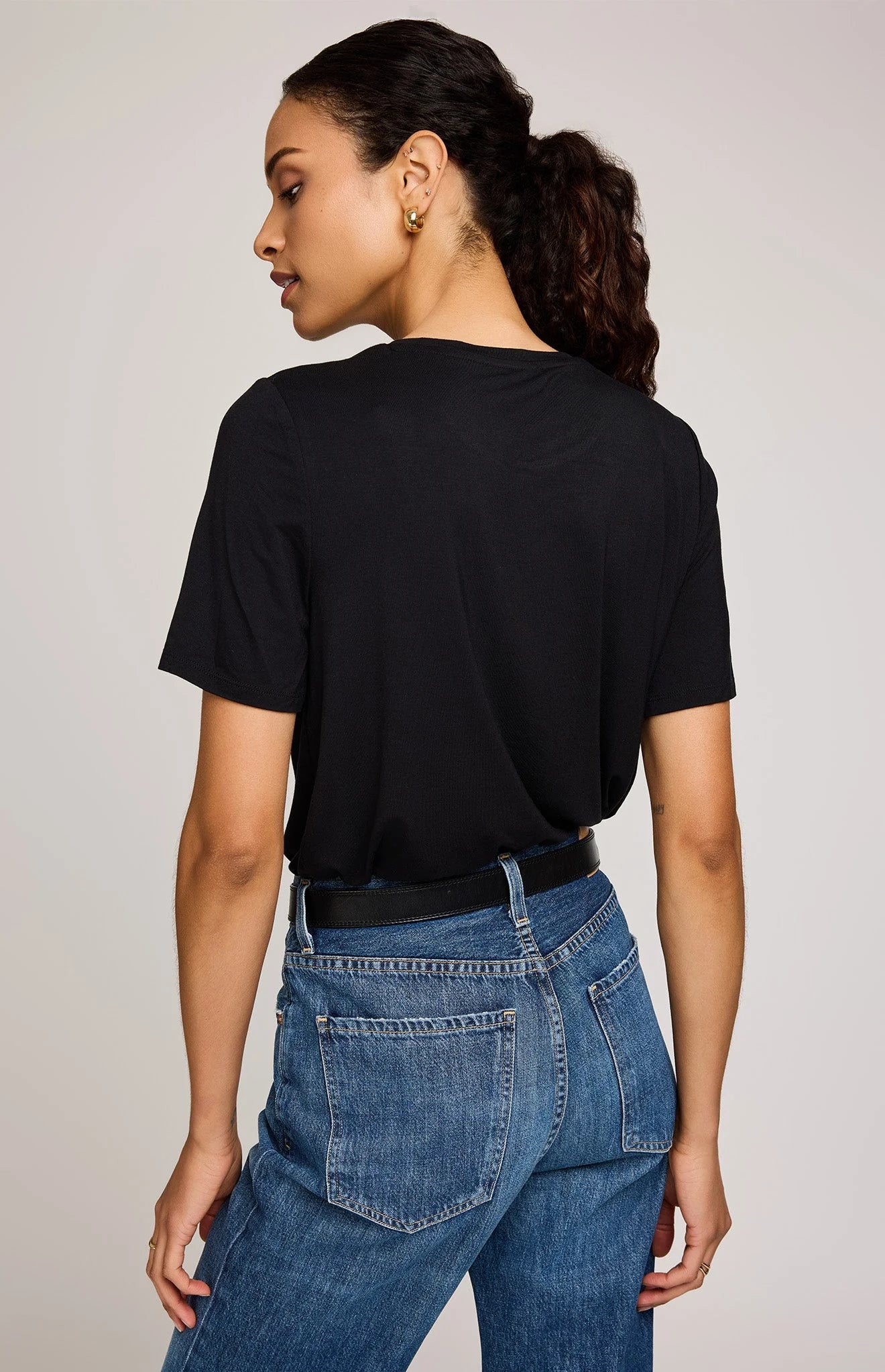 The Brielle Tee- BLACK