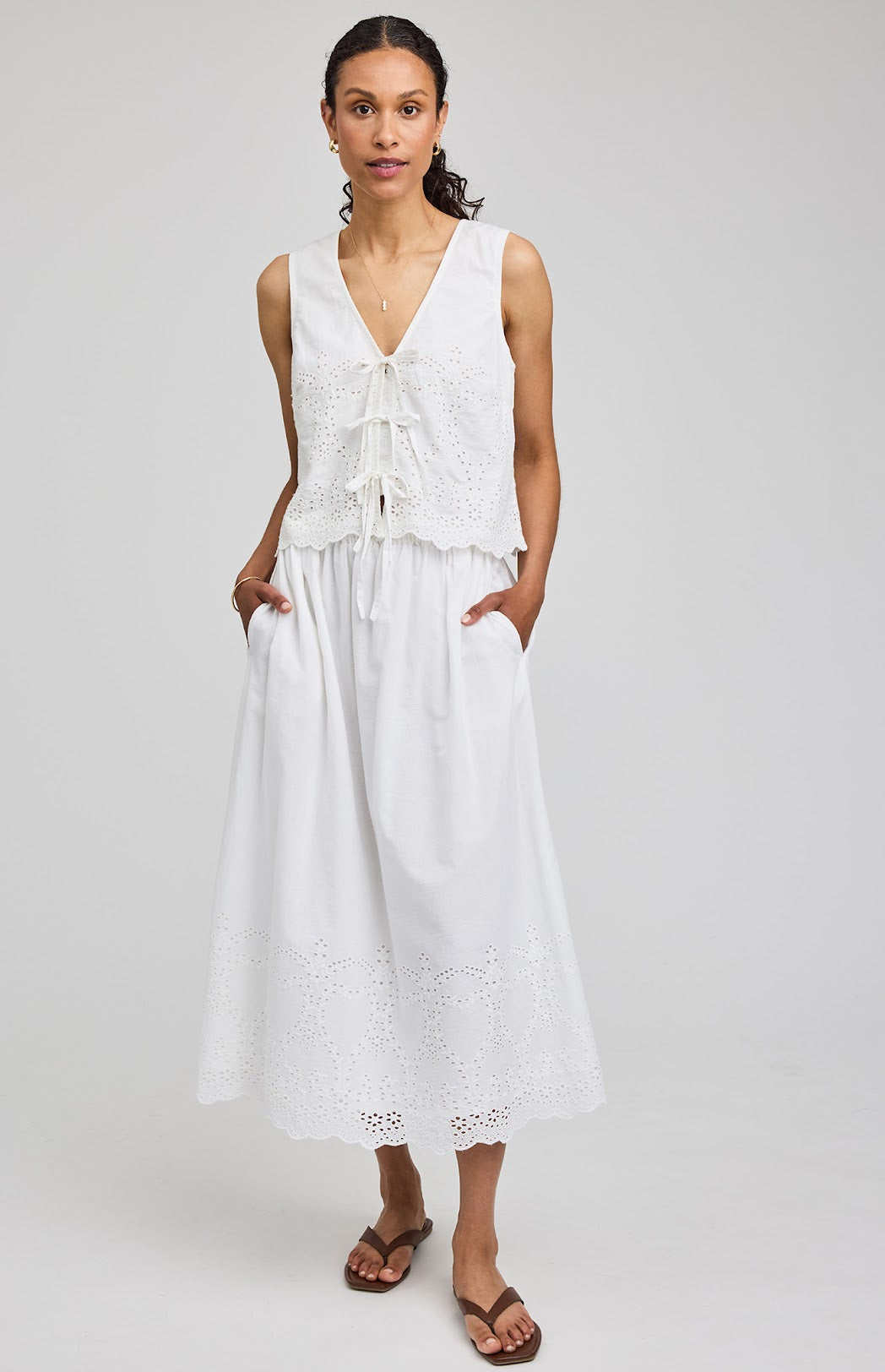 The Rhea Top- WHITE