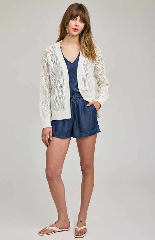 Drew Cardigan- WHITE