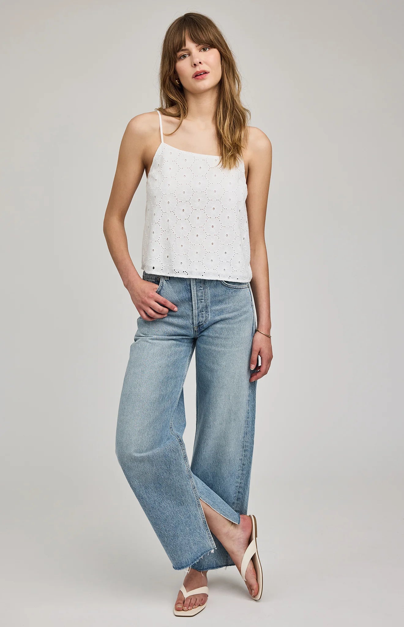 The Elsie Tank- WHITE