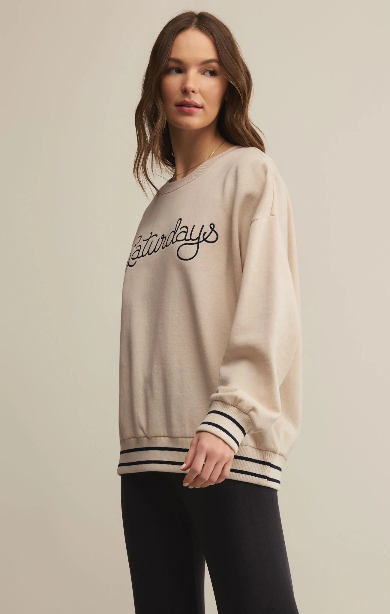 Oversized Weekends Sweatshirt