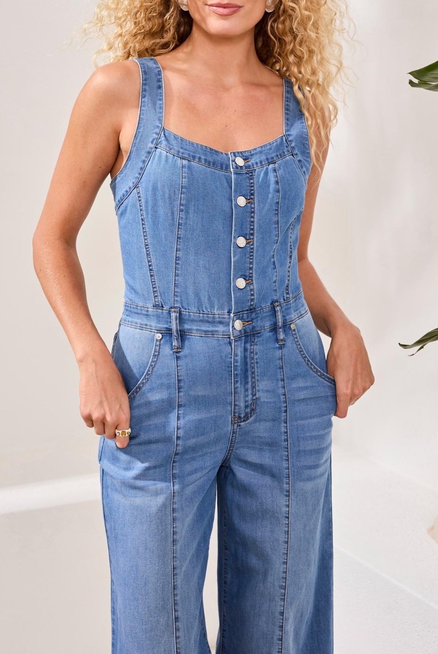Birdie Denim Jumpsuit