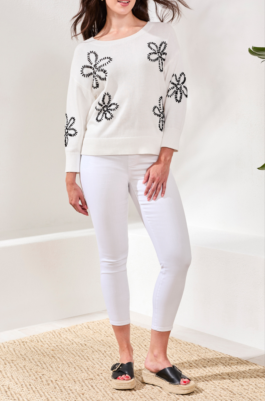 Evans Floral Sweater