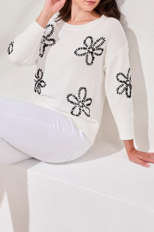 Evans Floral Sweater