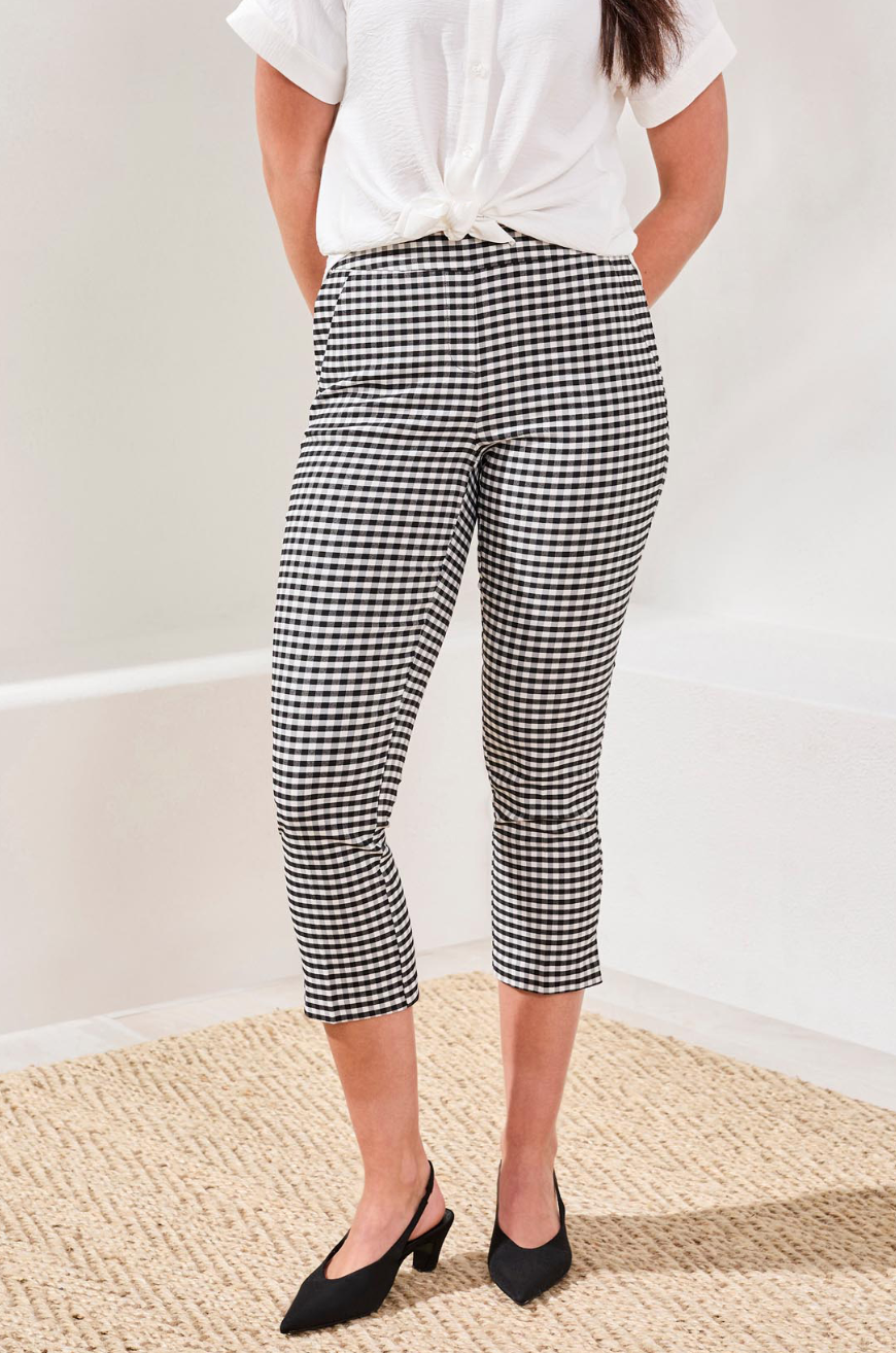 Sansa Gingham Capri