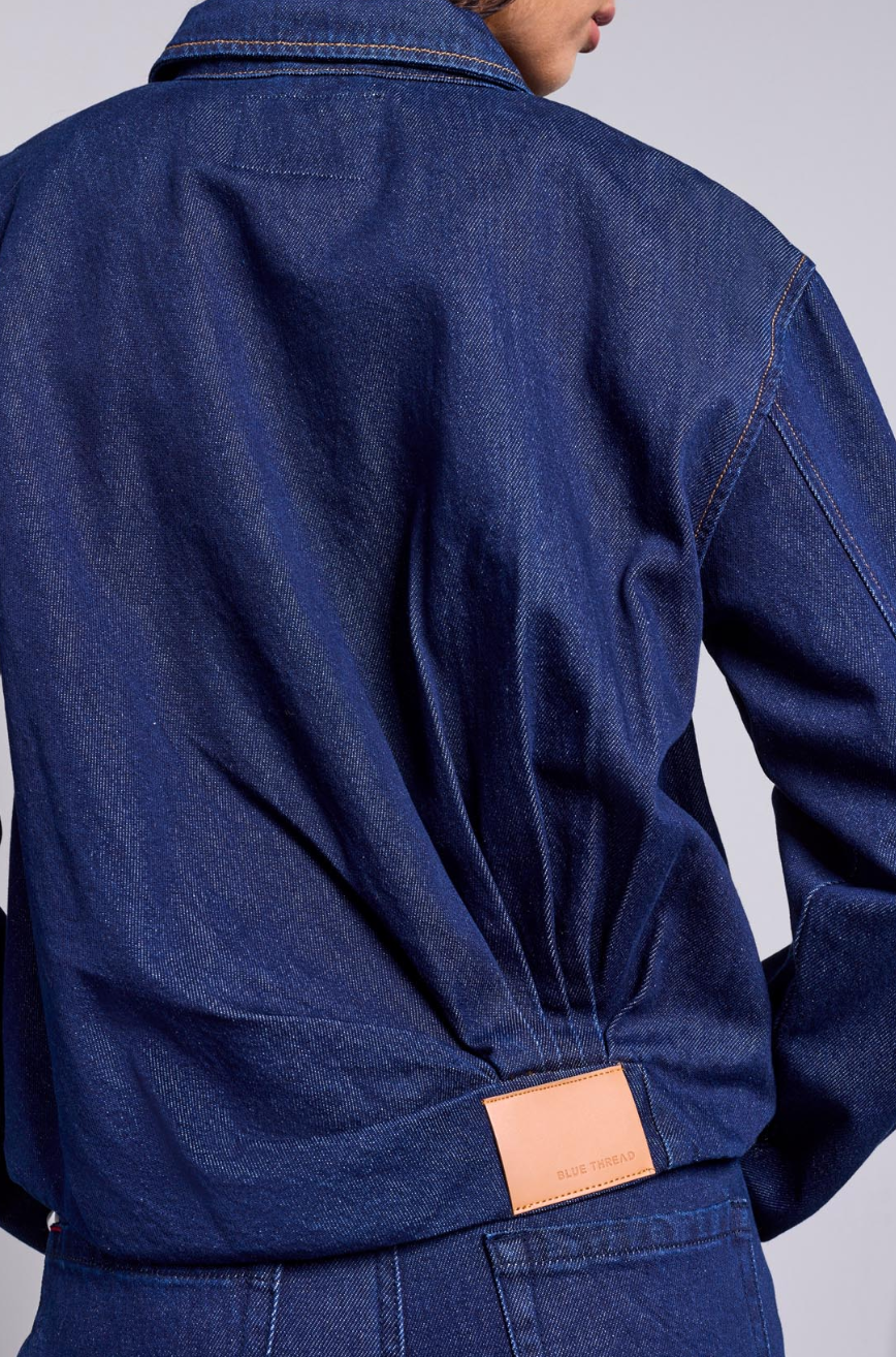 Rachael Bubble Hem Denim JAcket