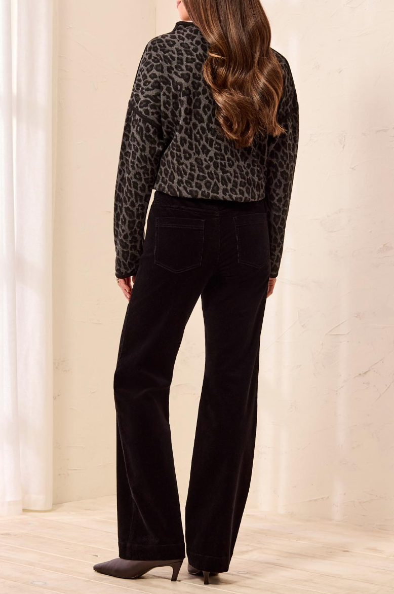 Agatha Trouser Cord- BLACK