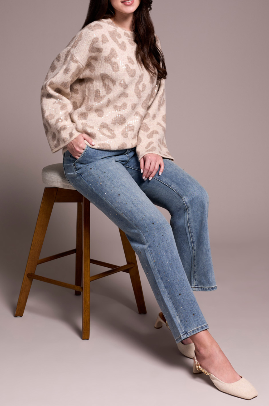 Kit Sparkle Jean- DENIM