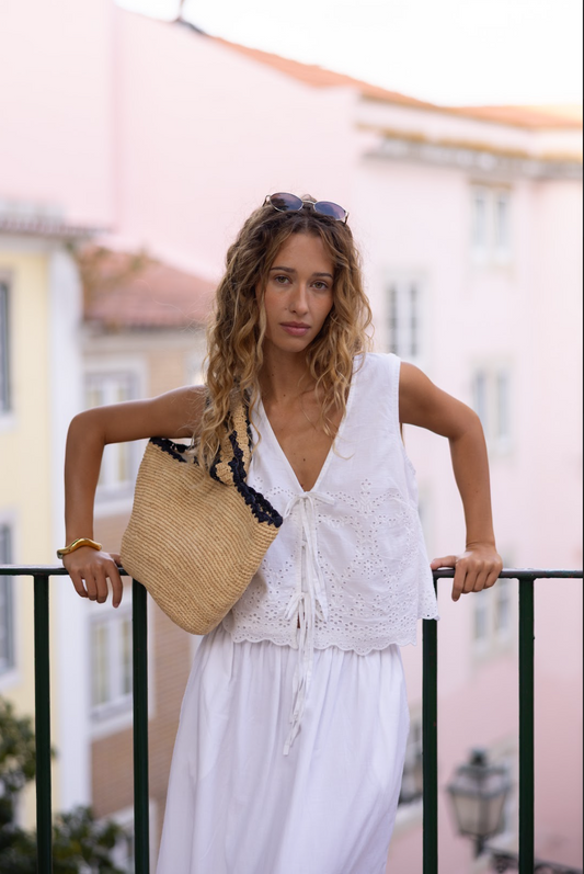 The Rhea Top- WHITE