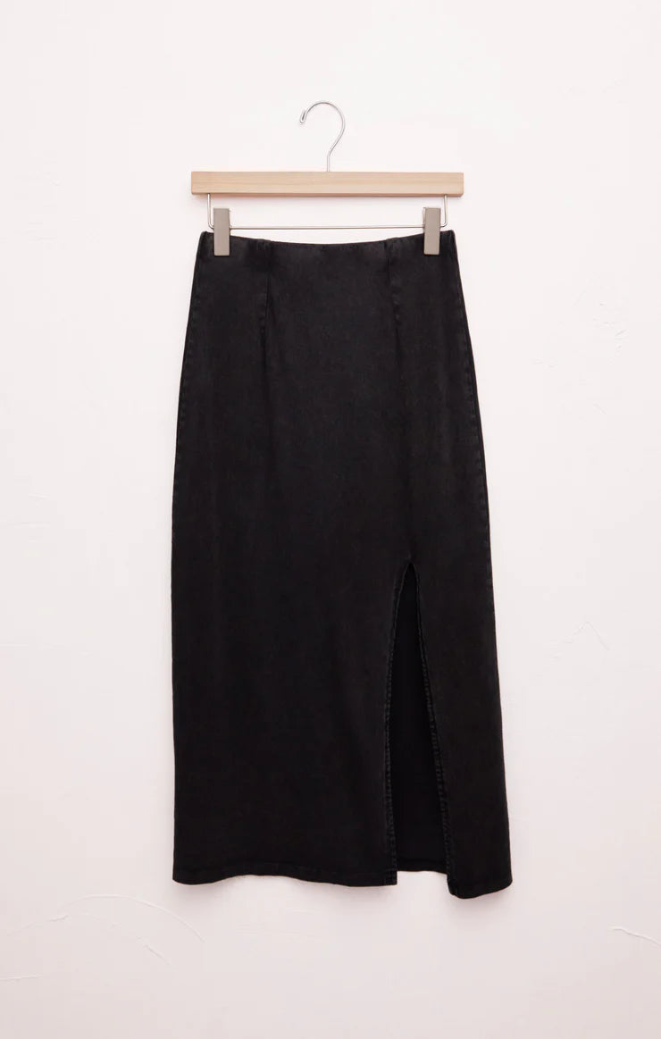 Shilo Knit Skirt- BLACK