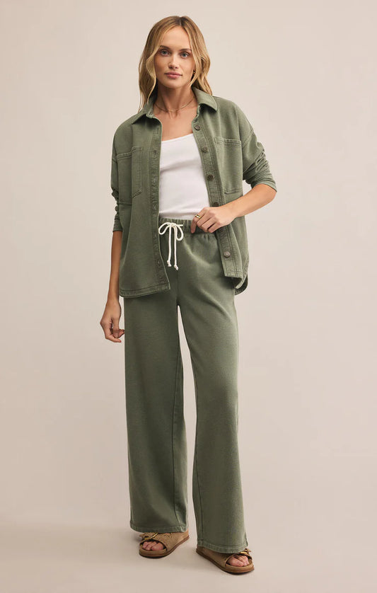 Hunter Knit Pant- Hunter Green