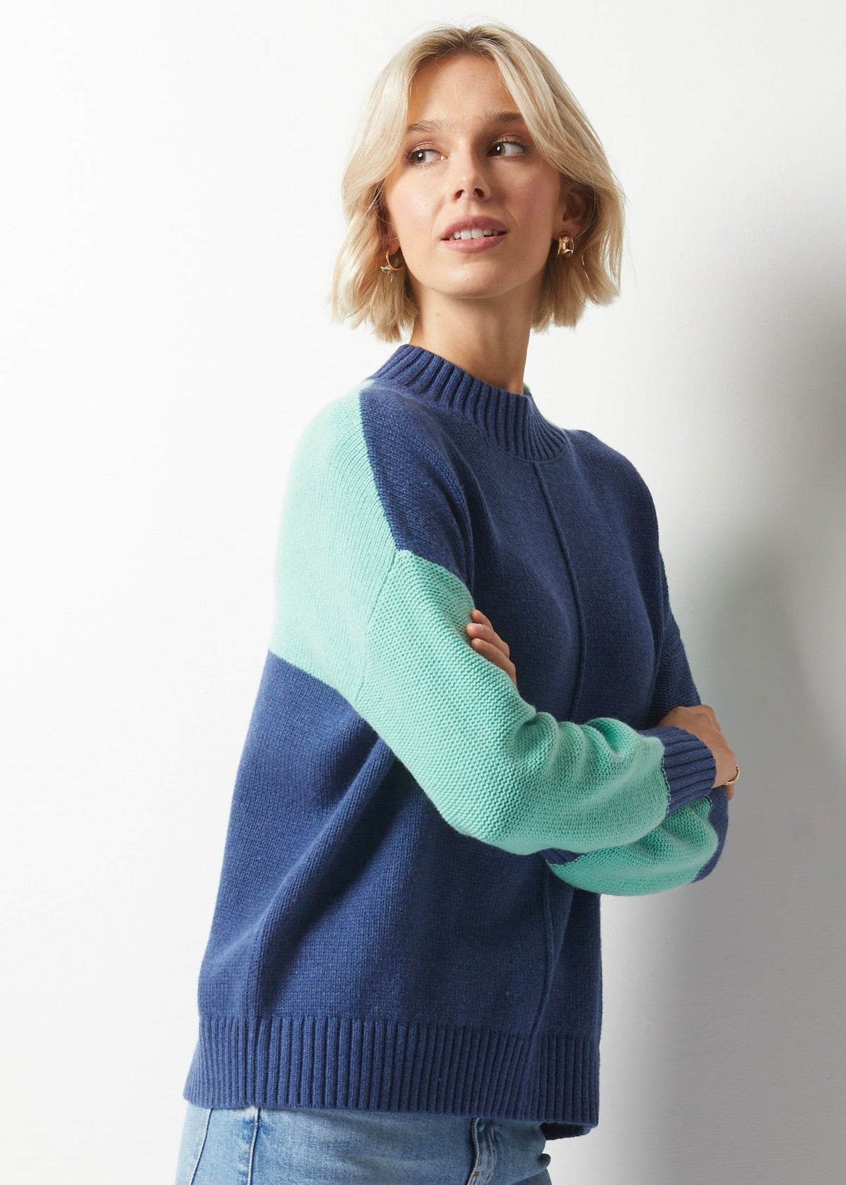 Denim Tone Sweater