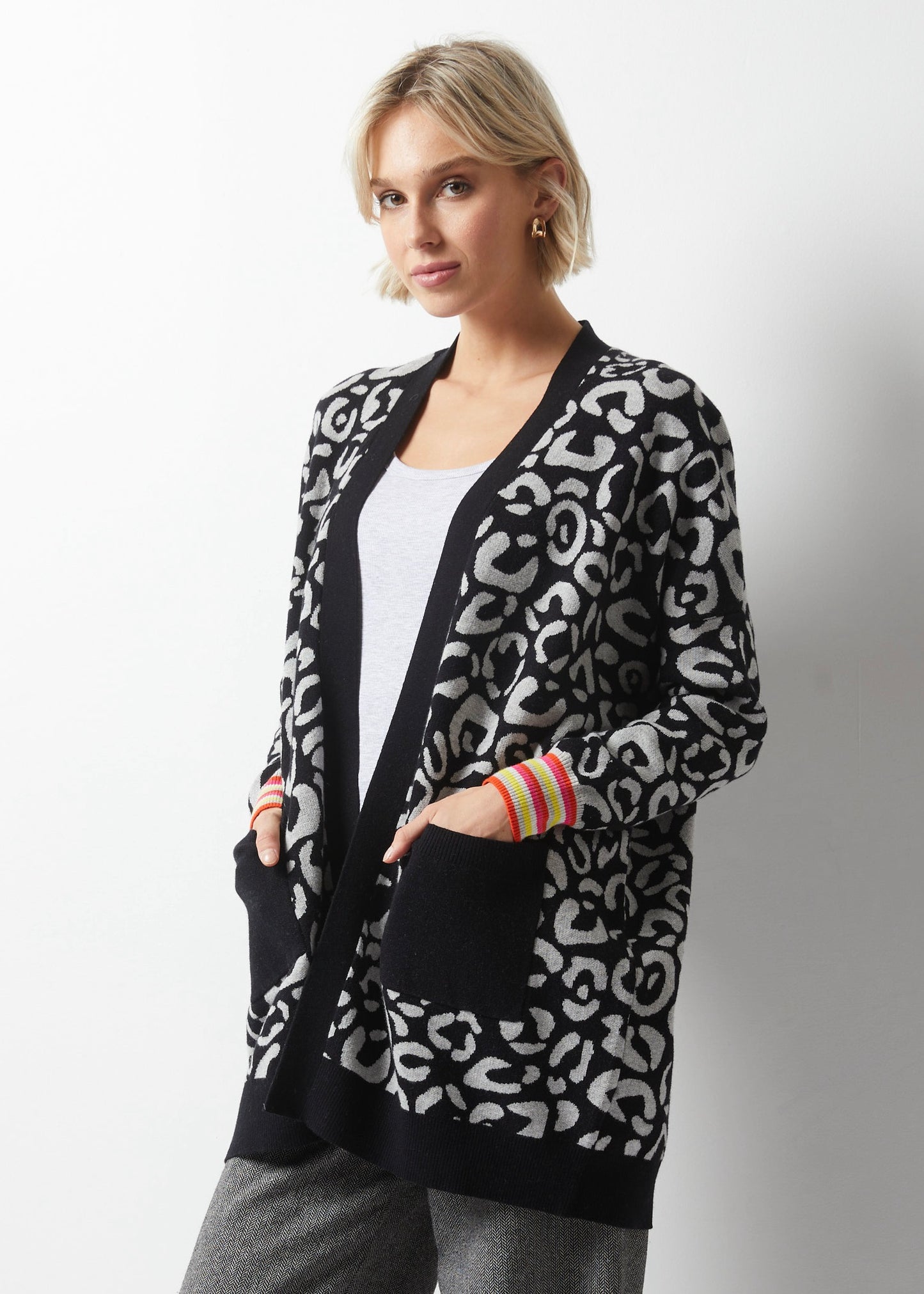 Wild Side Cardi-BLACK