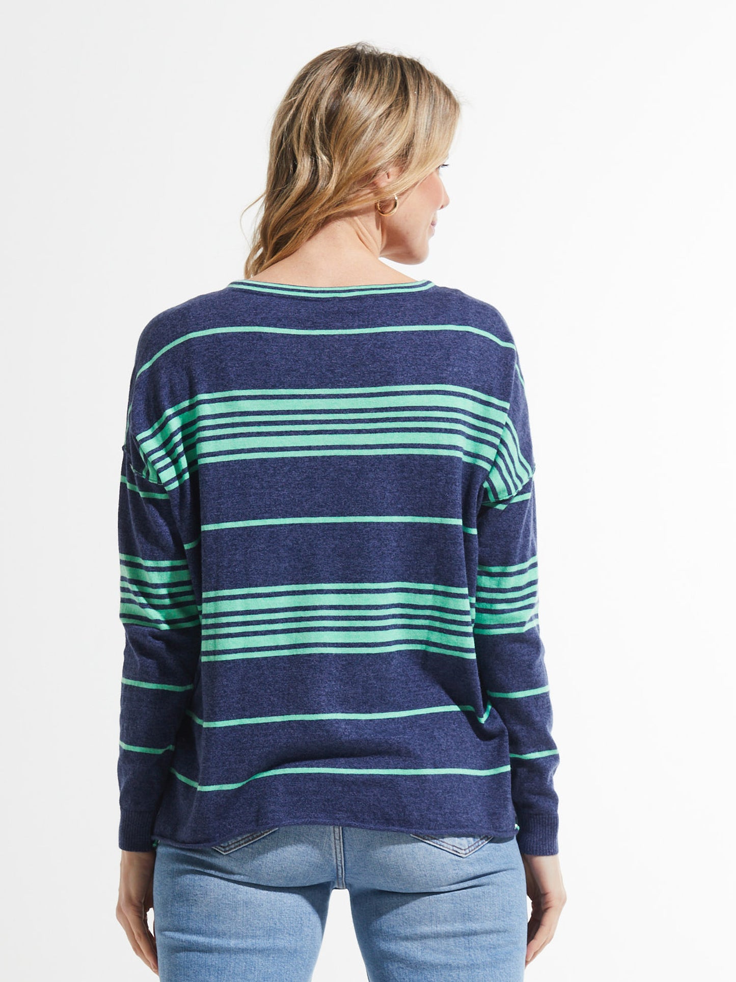 Beach Bum Sweater- DENIM