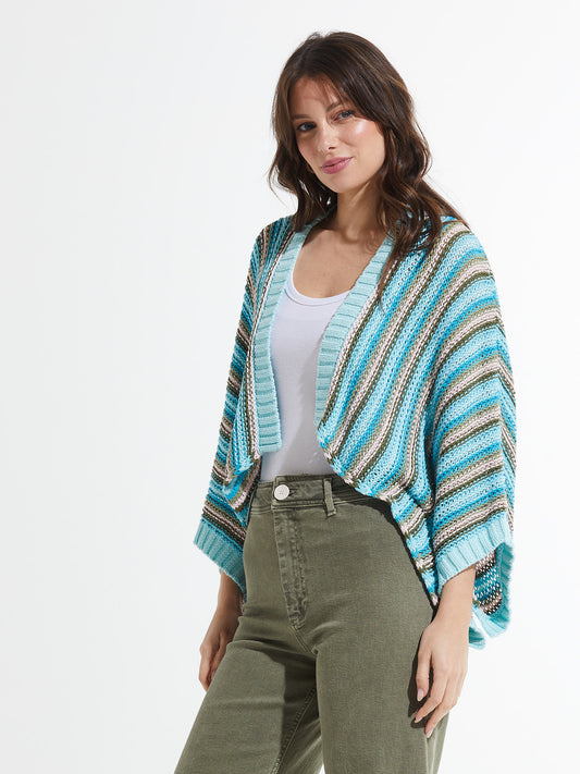 Chunky Stripe Shrug