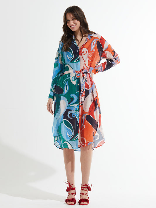 Dream Land Shirt Dress