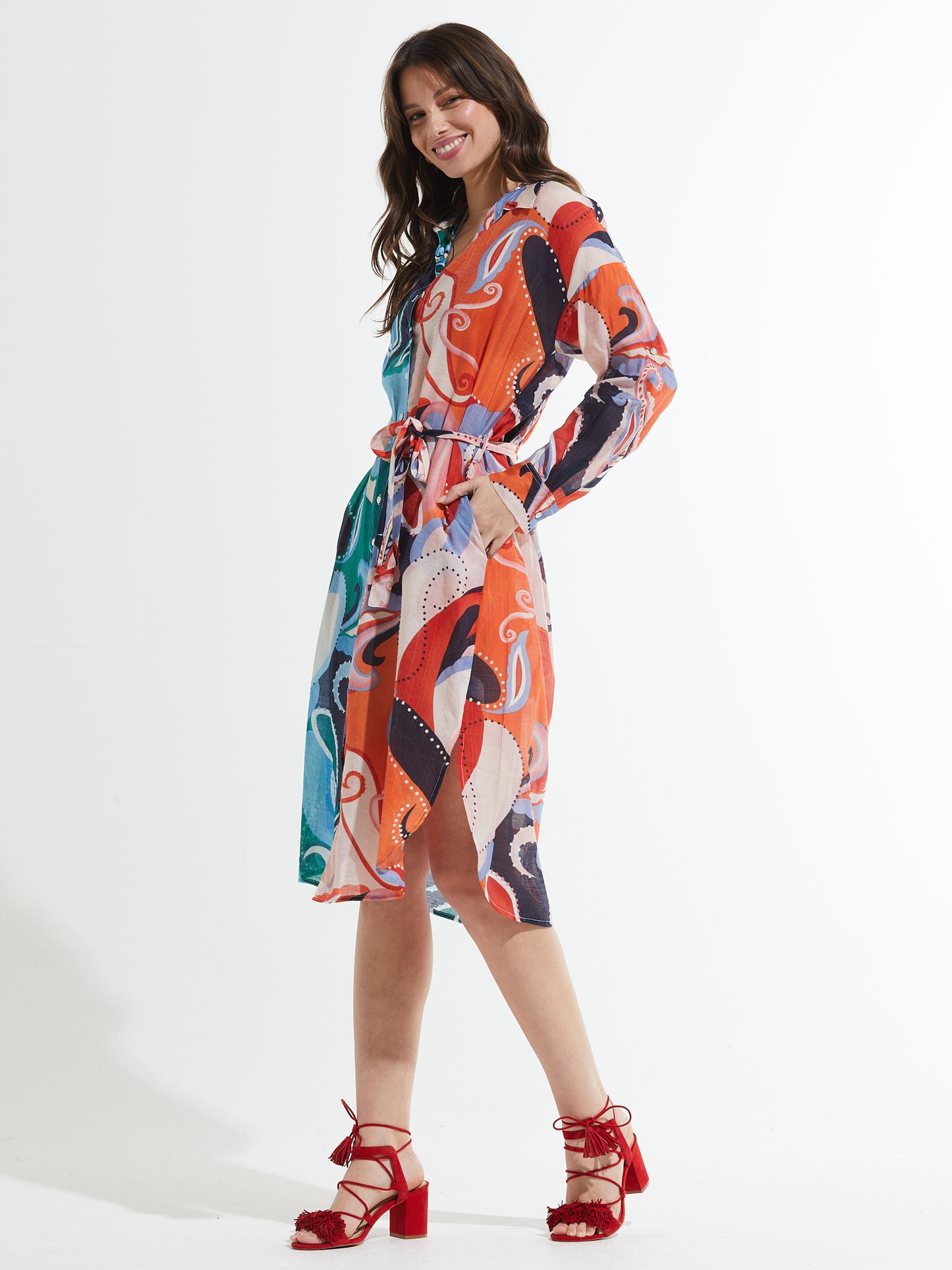 Dream Land Shirt Dress