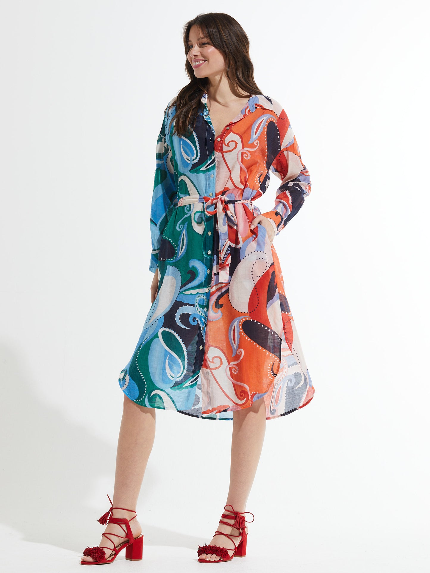 Dream Land Shirt Dress