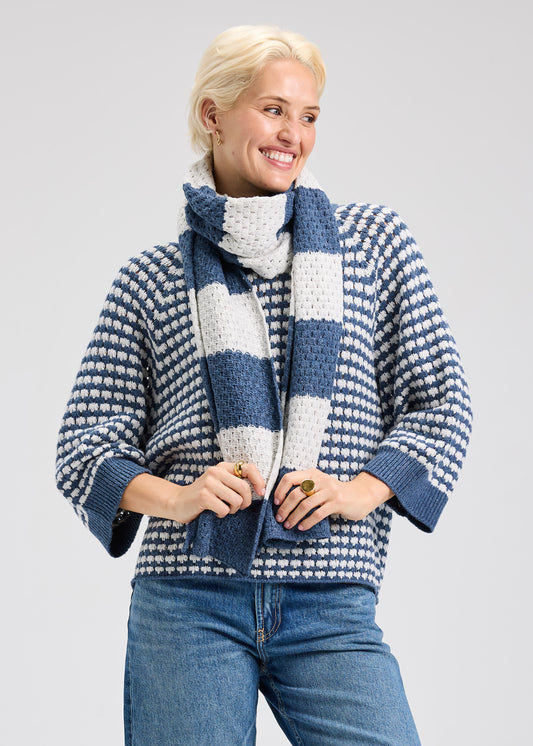 Denim Texture Scarf