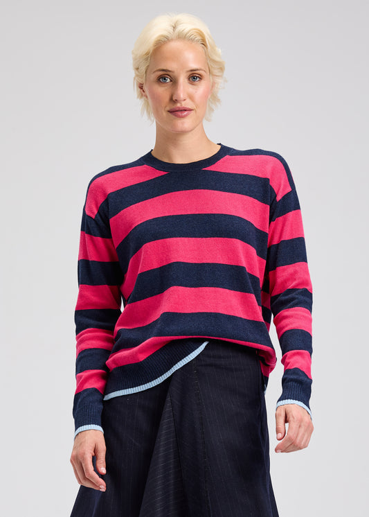 Denim Crew Sweater