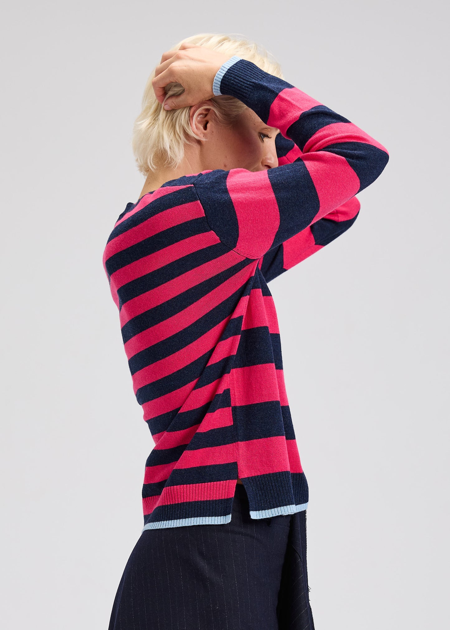 Denim Crew Sweater