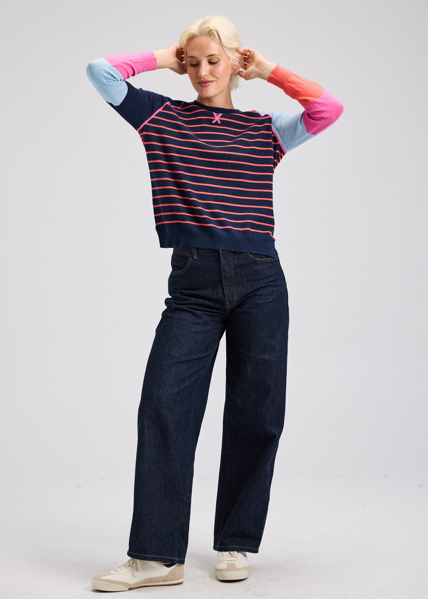 Denim Breton Sweater