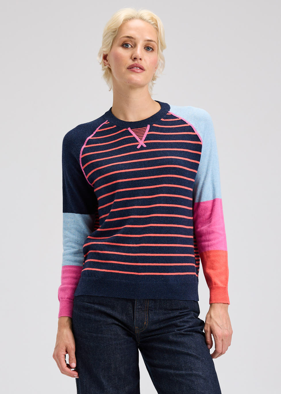 Denim Breton Sweater