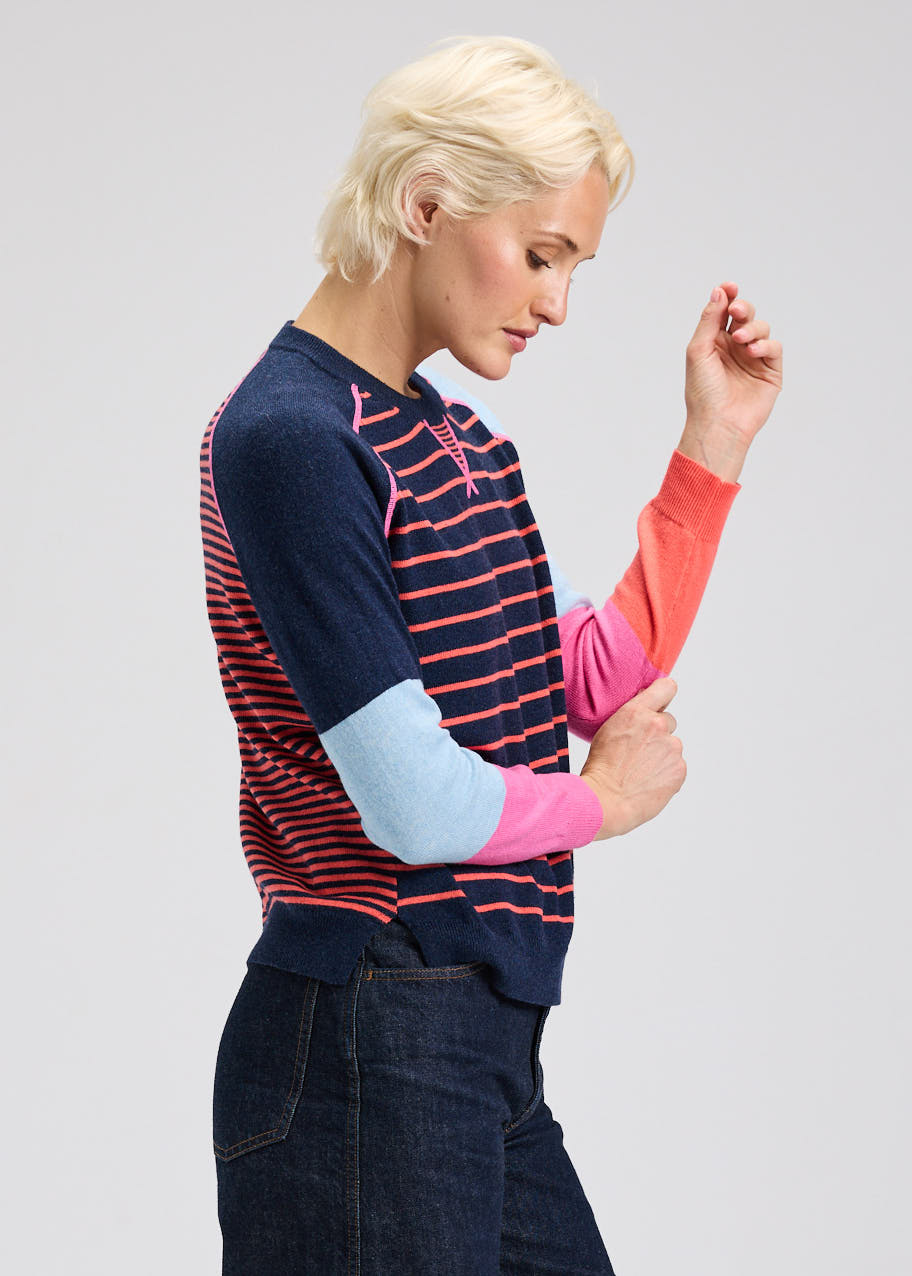 Denim Breton Sweater