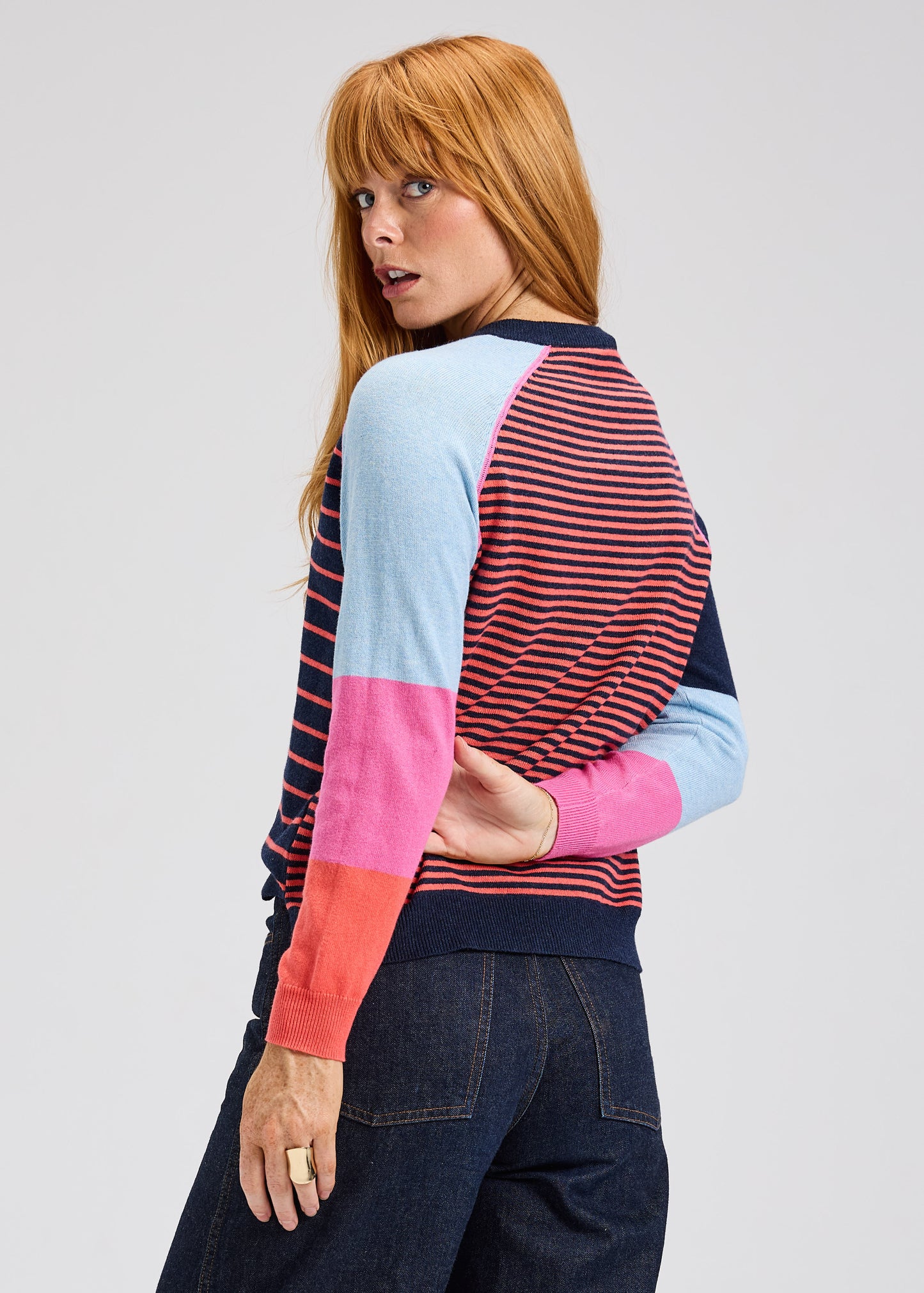 Denim Breton Sweater