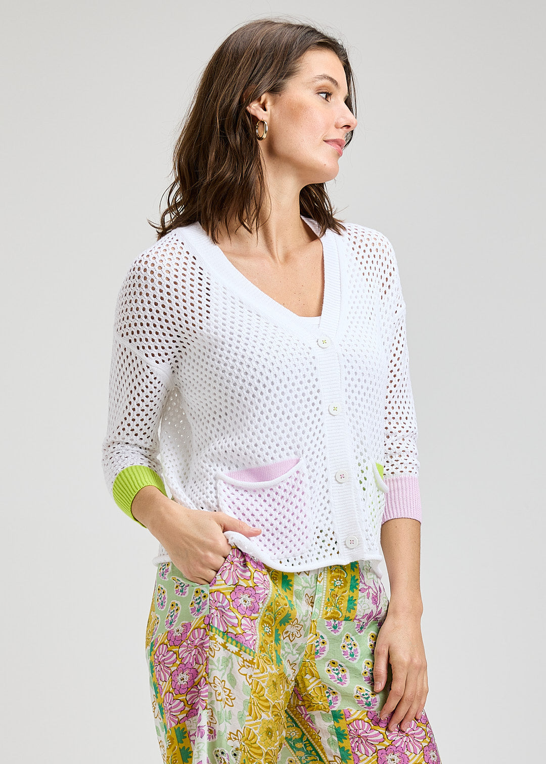 Hope Perforated Cardigan