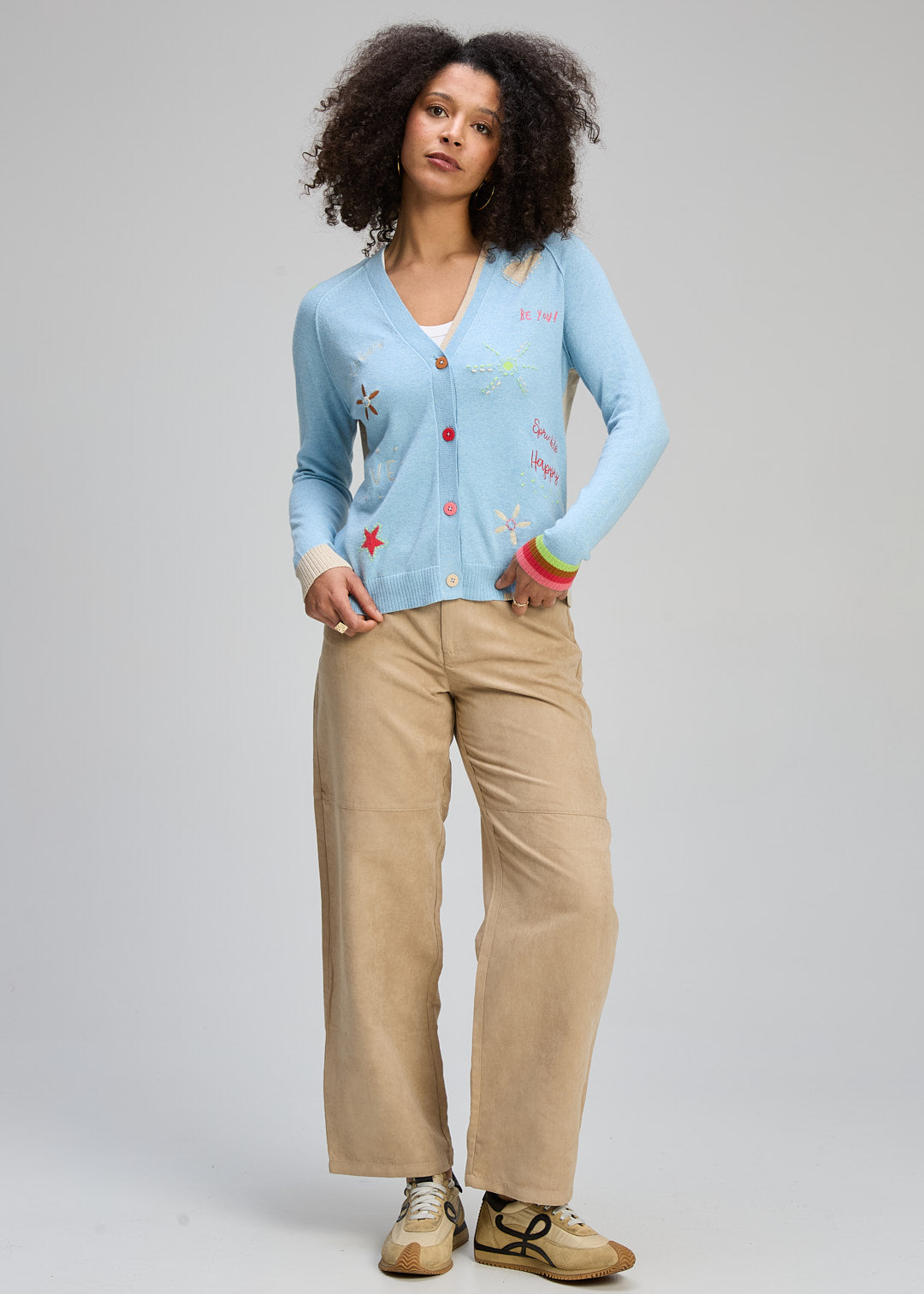 Dana Embroidered Cardigan