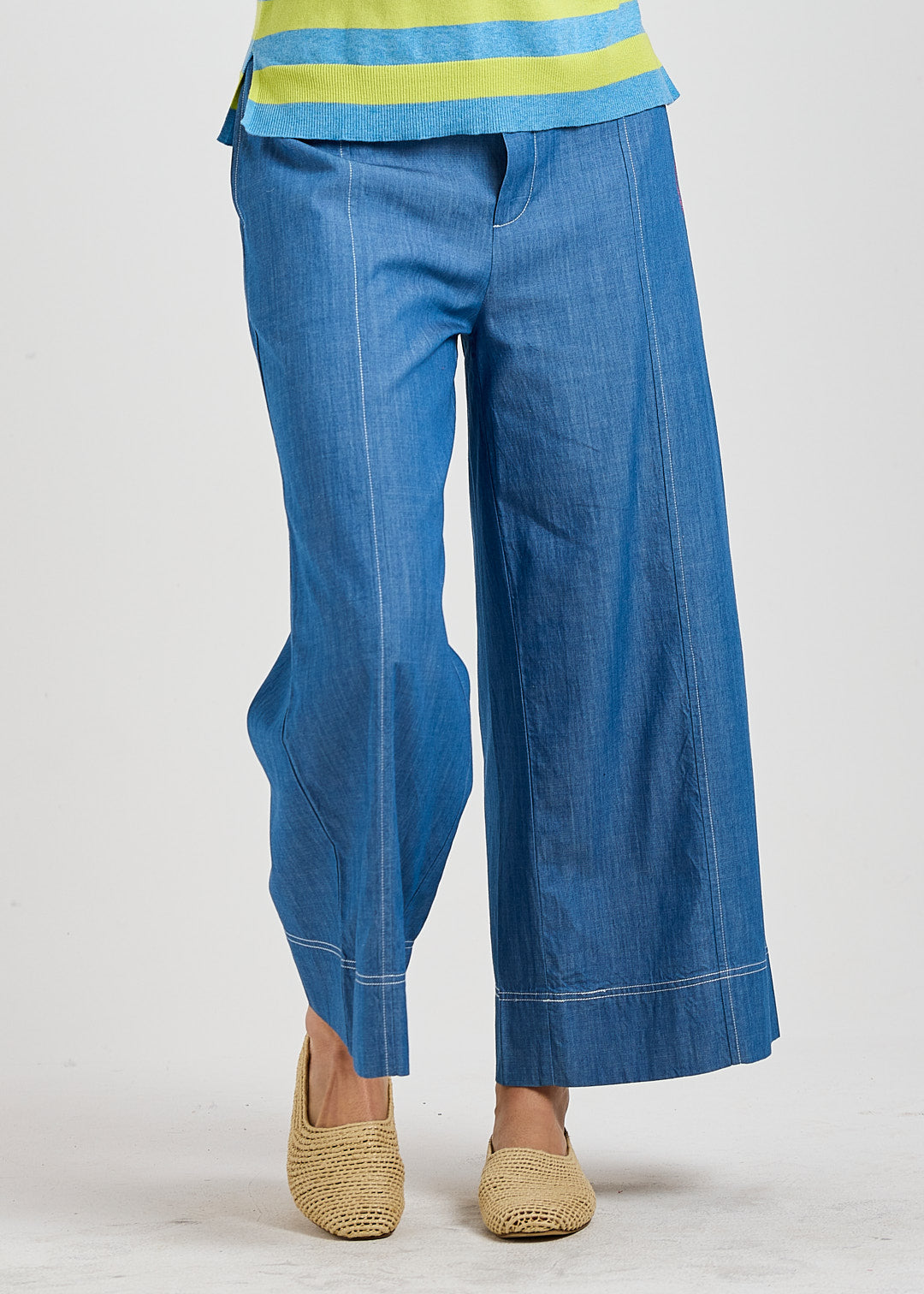 Karina Chambray Denim Pant