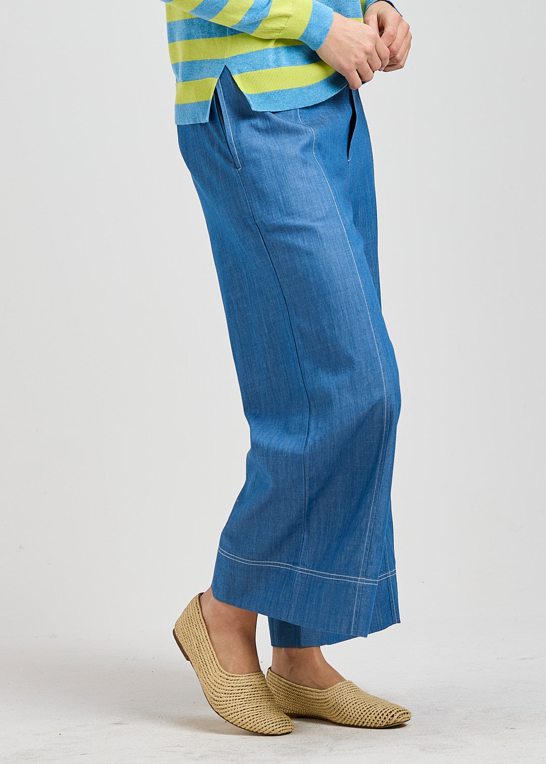 Karina Chambray Denim Pant