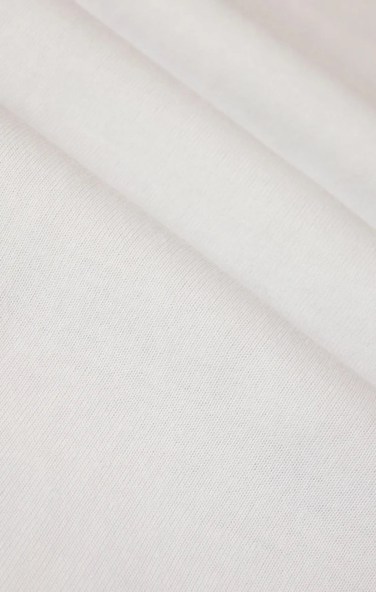 Tourist Knit JErsey Tee- WHITE