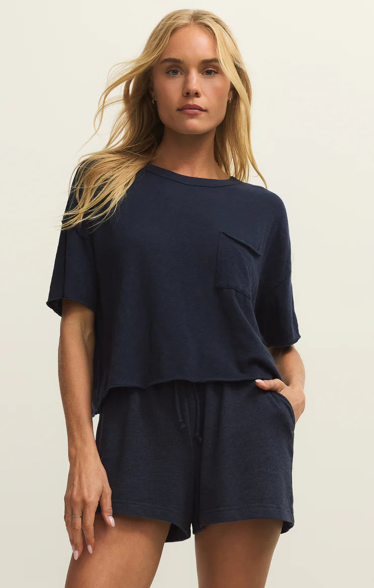 Everyday Pocket Tee- ECLIPSE