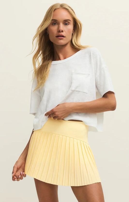 Everyday Pocket Tee- WHITE