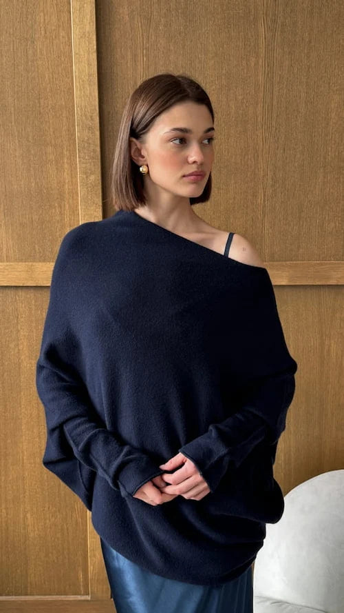 Natalie Sweater- NAVY