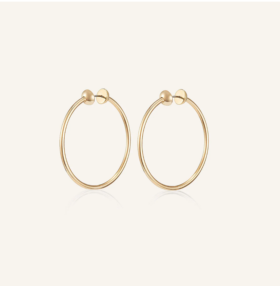 Icon Hoops- small-gold
